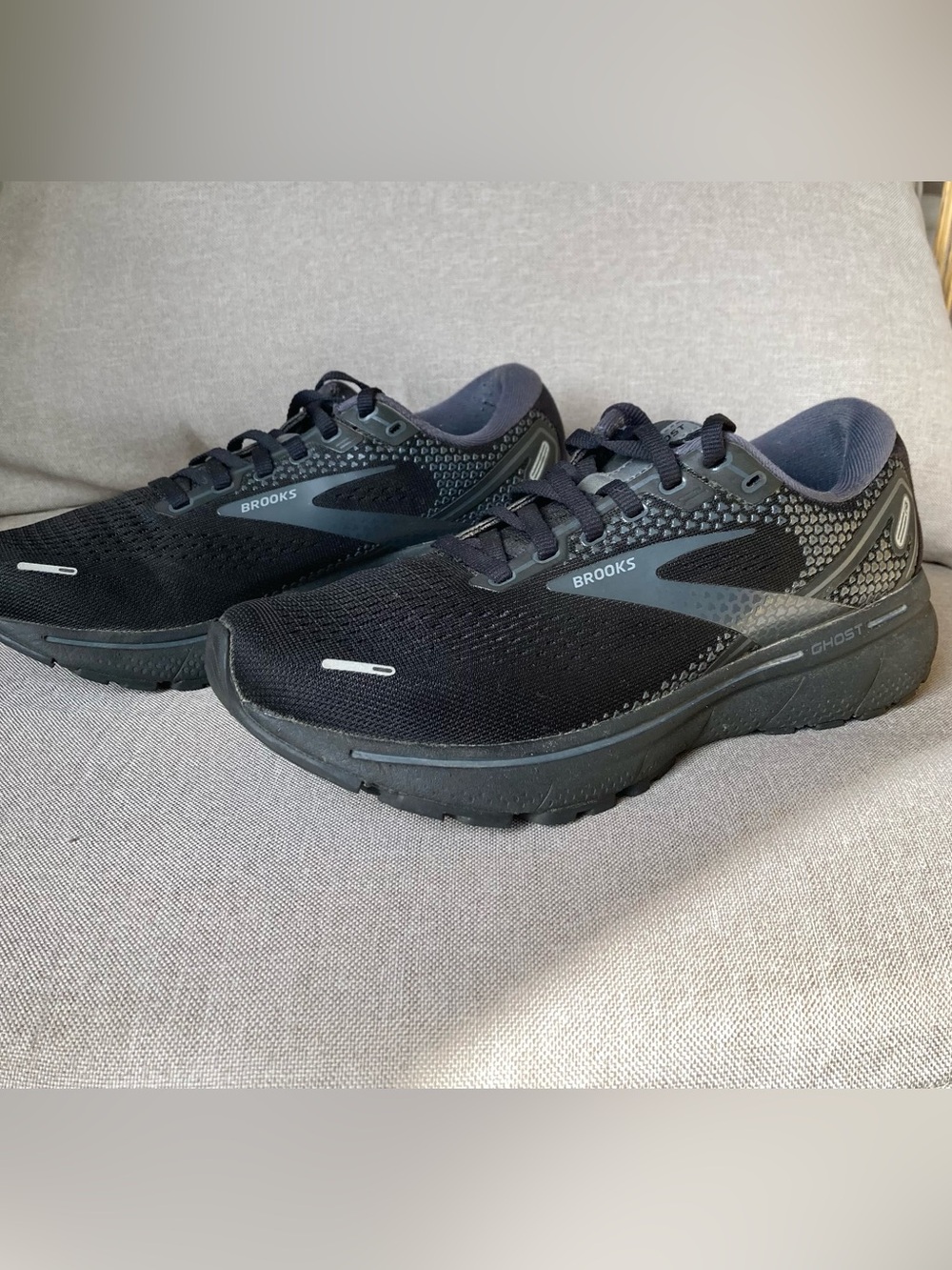 🔥 Brooks Ghost 14 Women’s Size 8 Black Athletic Running Walking Shoes - Picture 6 of 8
